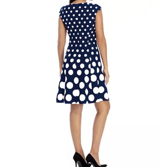 London Styles Collections Polka Dot Dress - Picture 2 of 3